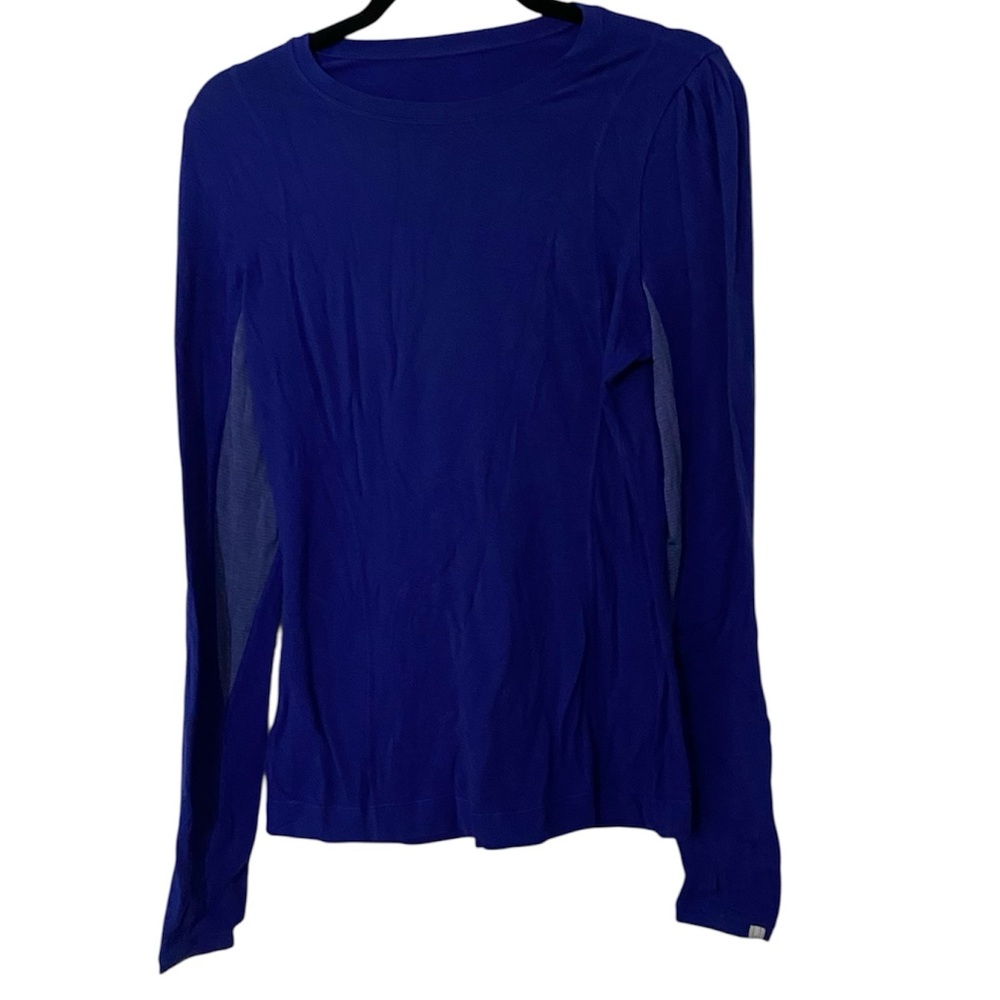 Women's LULULEMON Blue Long Sleeve Top 8